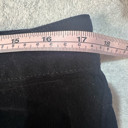 NWOT SIZE 14 ANTONIO MELANI Elegant Black Flare corduroy Trousers