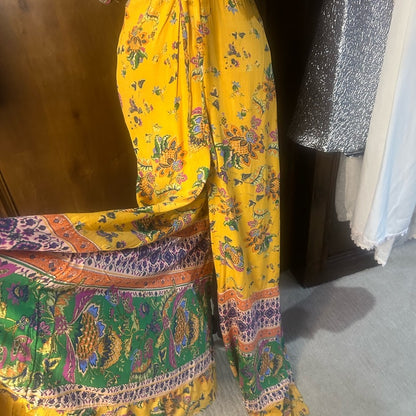 NWOT SIZE M We The Free Yellow Floral Maxi Dress