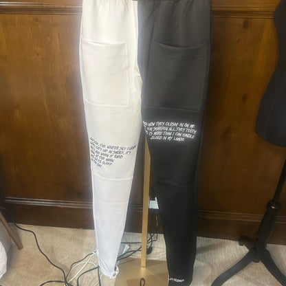 NWT SIZE 20 Stylis Black and White Joggers