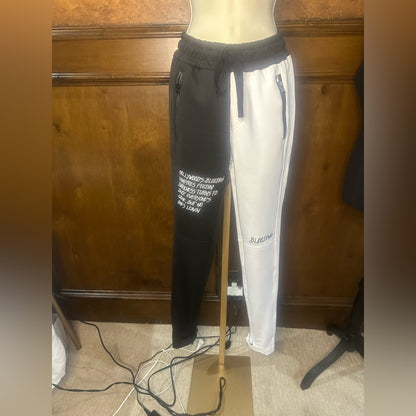 NWT SIZE 20 Stylis Black and White Joggers