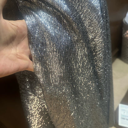 NWT SIZE 4 Mac Duggal Glittering One Shoulder Silver Dress