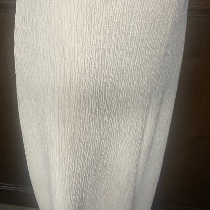 NWT SIZE 16 Donna Karan Elegant Cream Wide-Leg Pants
