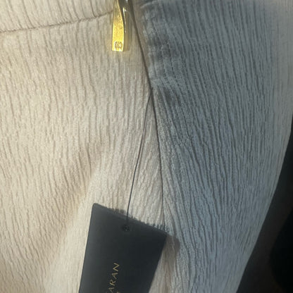 NWT SIZE 16 Donna Karan Elegant Cream Wide-Leg Pants