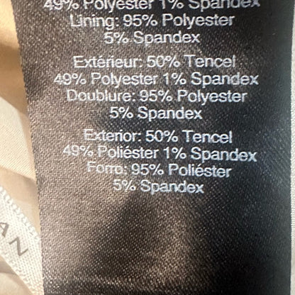 NWT SIZE 16 Donna Karan Elegant Cream Wide-Leg Pants