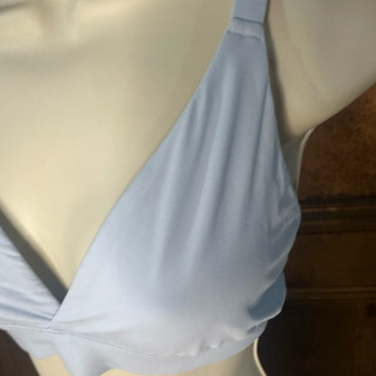 NWOT SIZE 2X SKIMS Cream and Light Blue Plunge Bra