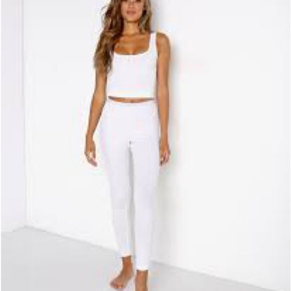 NWOT SIZE XL Calvin Klein Women's Crisp White Cropped Pants