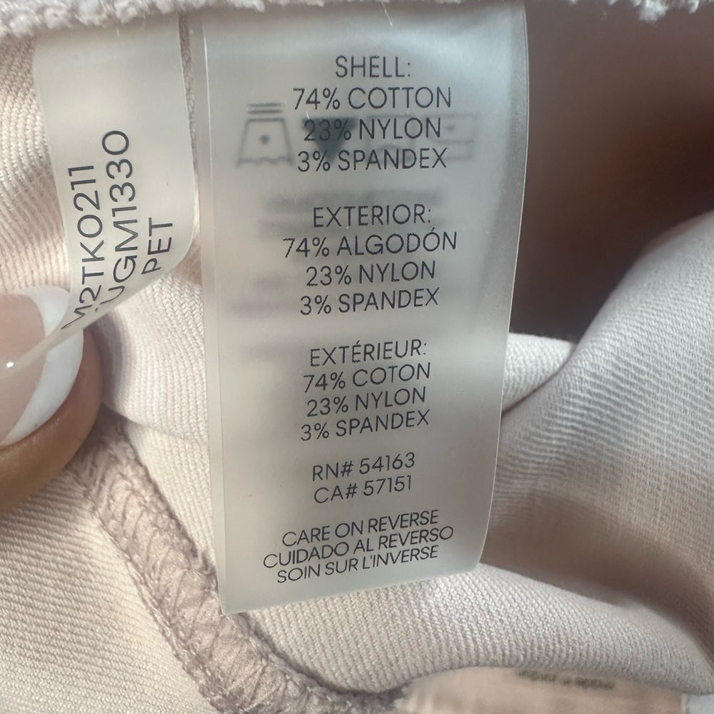 NWOT SIZE XL Calvin Klein Women's Crisp White Cropped Pants