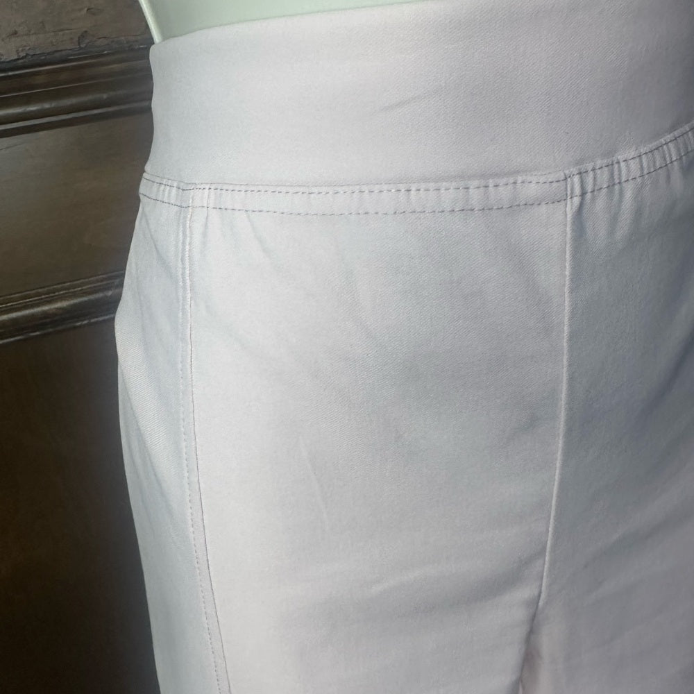 NWOT SIZE XL Calvin Klein Women's Crisp White Cropped Pants