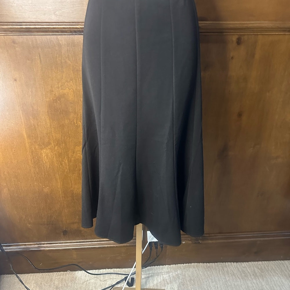 NWOT SIZE 16 Allison Daley Elegant Black Midi Skirt