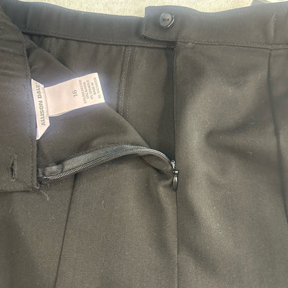 NWOT SIZE 16 Allison Daley Elegant Black Midi Skirt