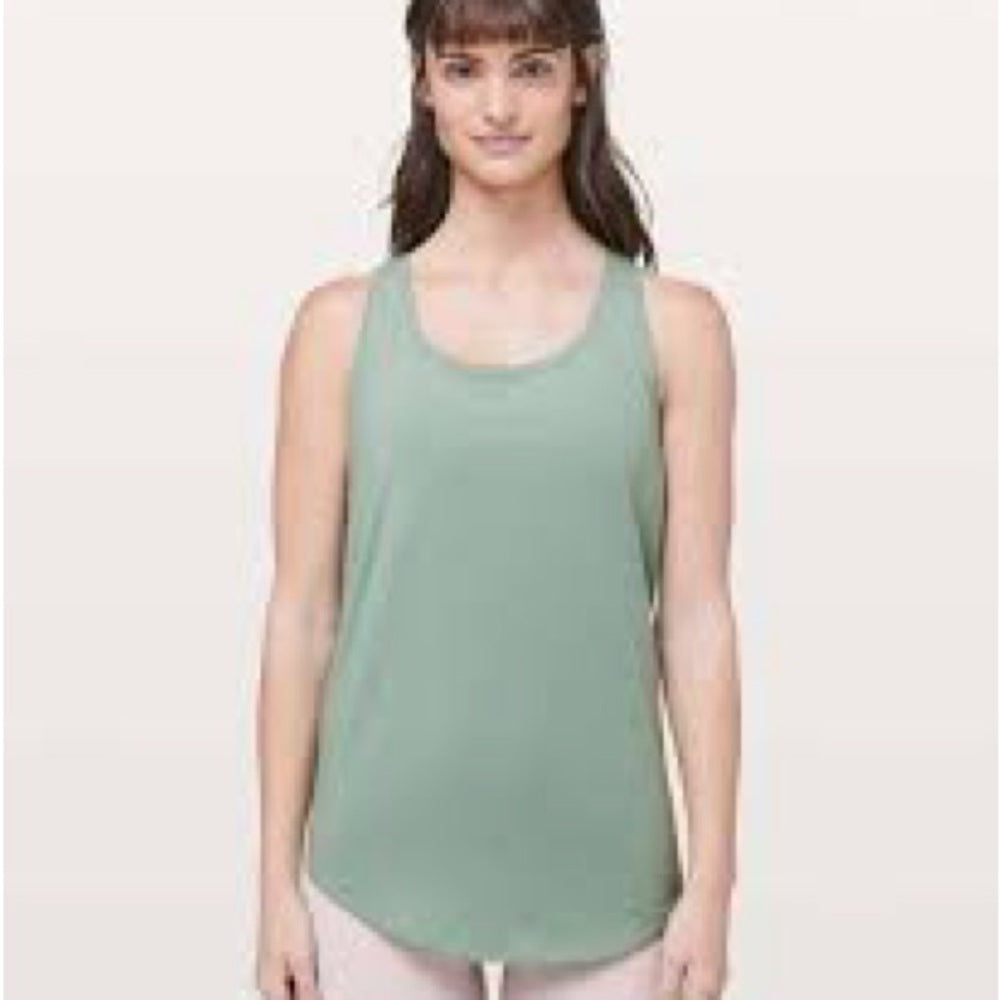 SIZE L /XL lululemon athletica Light Green Tank Top