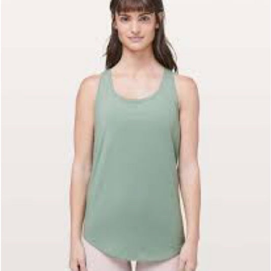SIZE L /XL lululemon athletica Light Green Tank Top