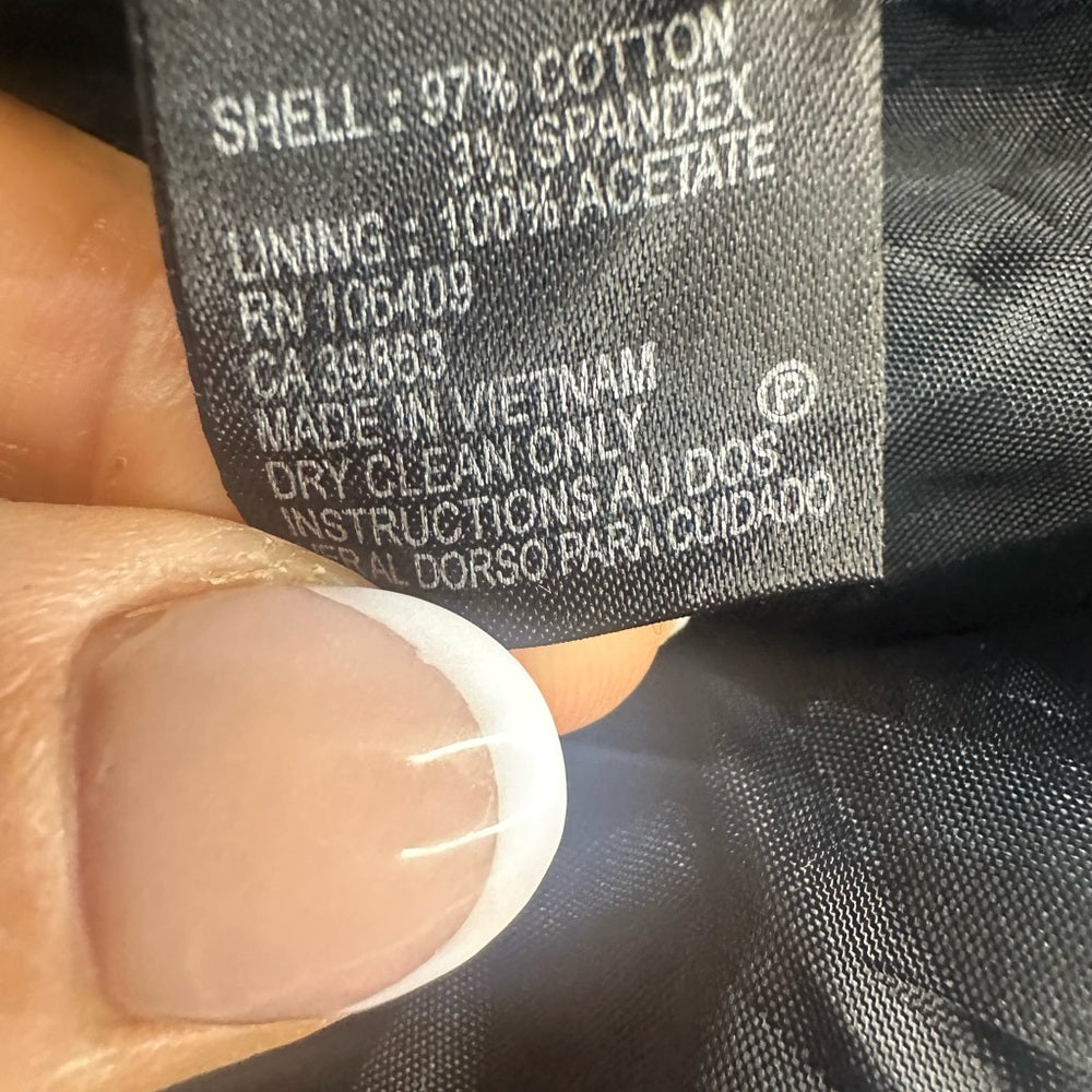 PRE-OWNED SIZE 16 Zara Classic Black Women's Suit Jacket