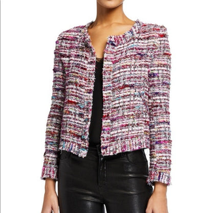 PRE-OWNED SIZE 40/L IRO Multicolor Tweed Blazer