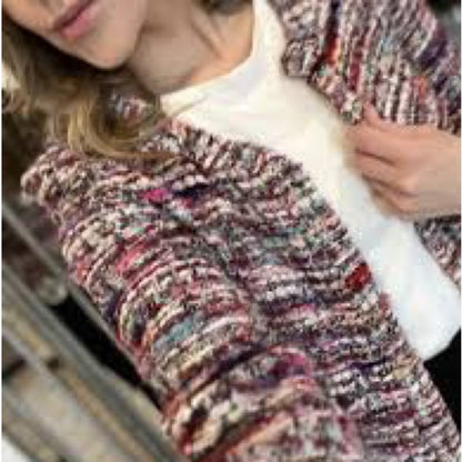 PRE-OWNED SIZE 40/L IRO Multicolor Tweed Blazer