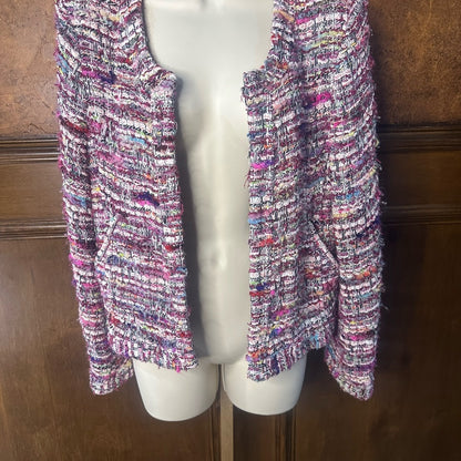 PRE-OWNED SIZE 40/L IRO Multicolor Tweed Blazer