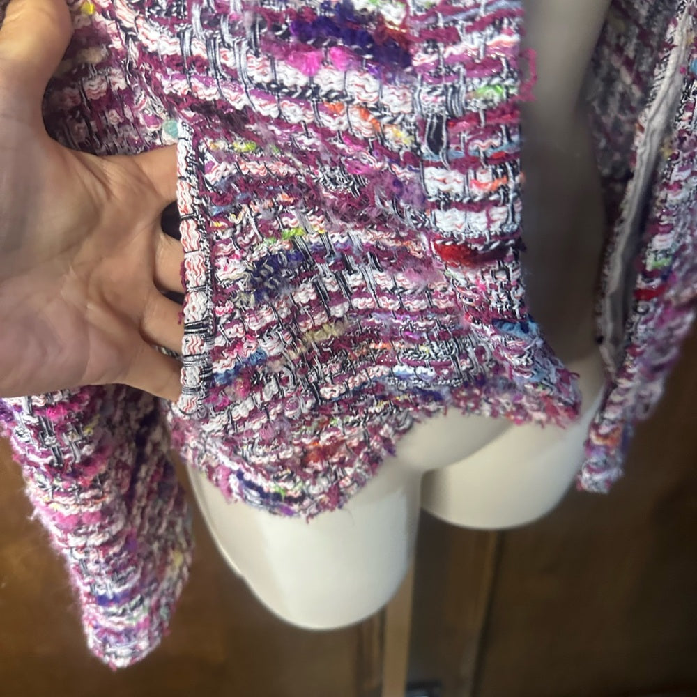 PRE-OWNED SIZE 40/L IRO Multicolor Tweed Blazer