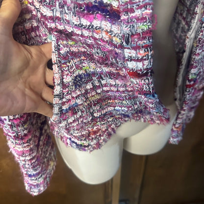 PRE-OWNED SIZE 40/L IRO Multicolor Tweed Blazer