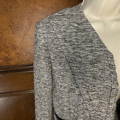 PRE-OWNED SIZE 38/M-L IRO Women's Heather Gray Textured Blazer
