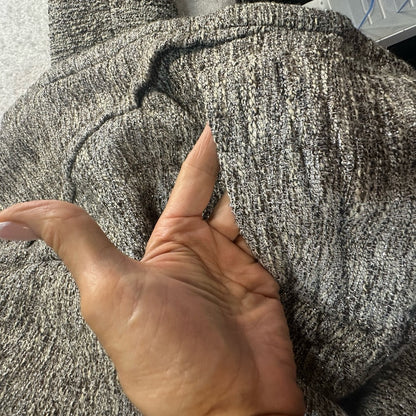 PRE-OWNED SIZE 38/M-L IRO Women's Heather Gray Textured Blazer