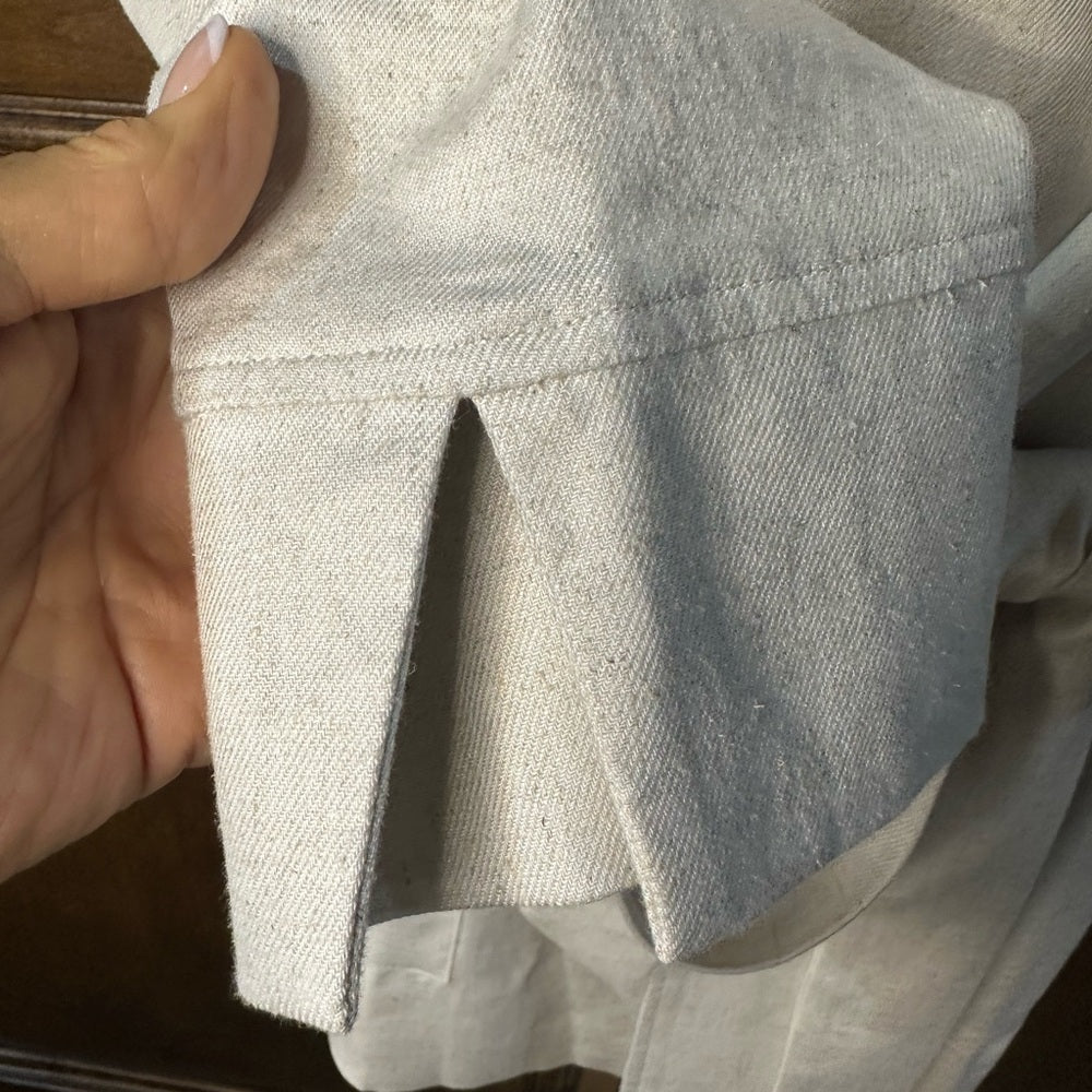 NWOT SIZE XL Chic Cream Belted Women's Blazer