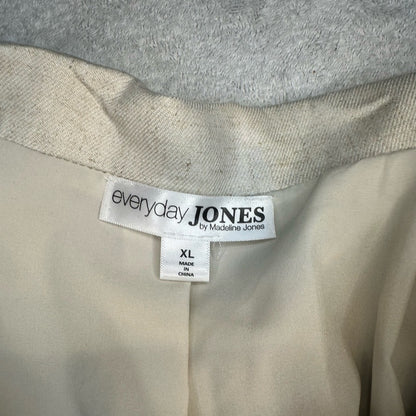 NWOT SIZE XL Chic Cream Belted Women's Blazer