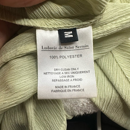 NWOT SIZE M Elegant Wrap Blouse in Light Green