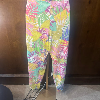 NWT SIZE 1/S 4/XL Sundry Kids Tropical Leaf Print Joggers