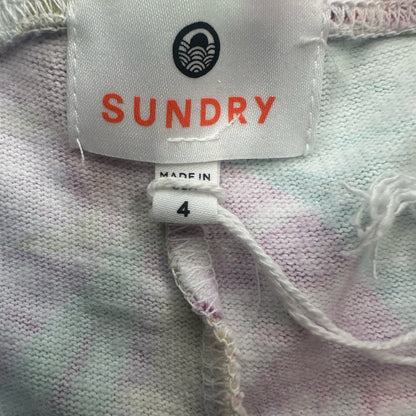 NWT SIZE 1/S 4/XL Sundry Kids Tropical Leaf Print Joggers