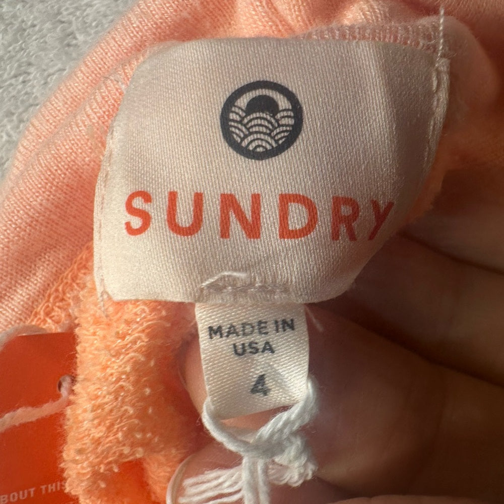 NWT SIZE 4/XL Sundry Orange Track Pants