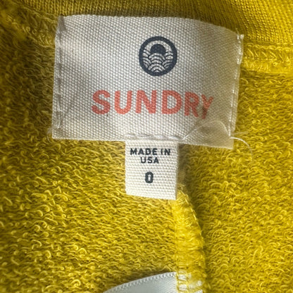 NWT SIZE 0/XS Sundry Mustard Joggers with Star Details