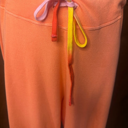 NWT SIZE 3/L Sundry Vibrant Red Joggers with Colorful Accents