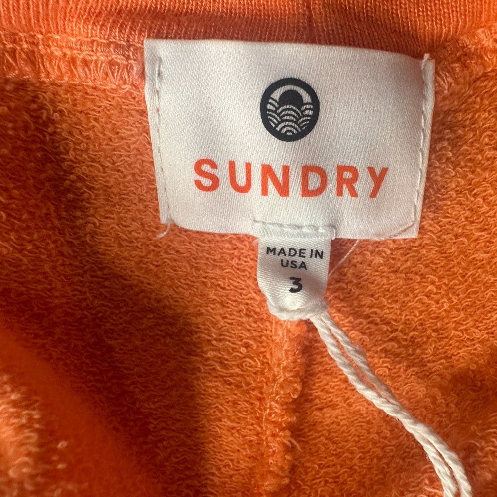 NWT SIZE 3/L Sundry Vibrant Red Joggers with Colorful Accents