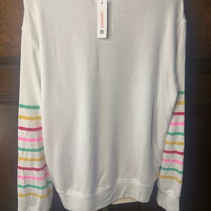 NWT SIZE 4/XL Sundry Multicolor Stripe Long Sleeve Tee