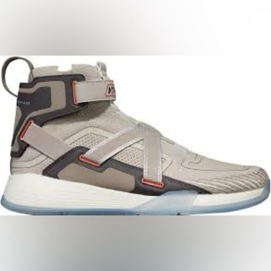 357. NEW SIZE M/9.5 W/11 APL Men's Tan and Gray High-Top Sneakers