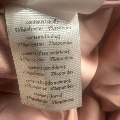 NWT SIZE 4 Rachel Parcell Pink Velvet Long Sleeve Dress