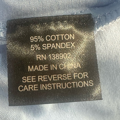 NWT SIZE XL QED London Light Blue Button-Down Shirt