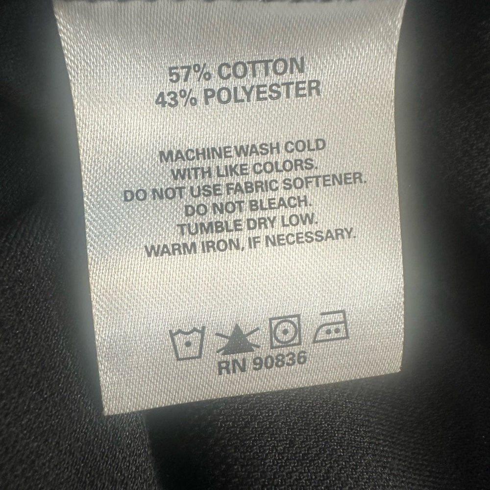 NWT SIZE L Port Authority Charcoal and Black Polo Shirt