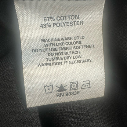 NWT SIZE L Port Authority Charcoal and Black Polo Shirt