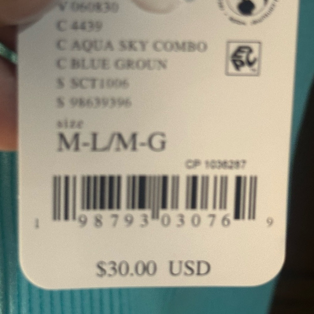 NWT SIZE M/L FP Movement by Free People Turquoise Sleeveless Tank