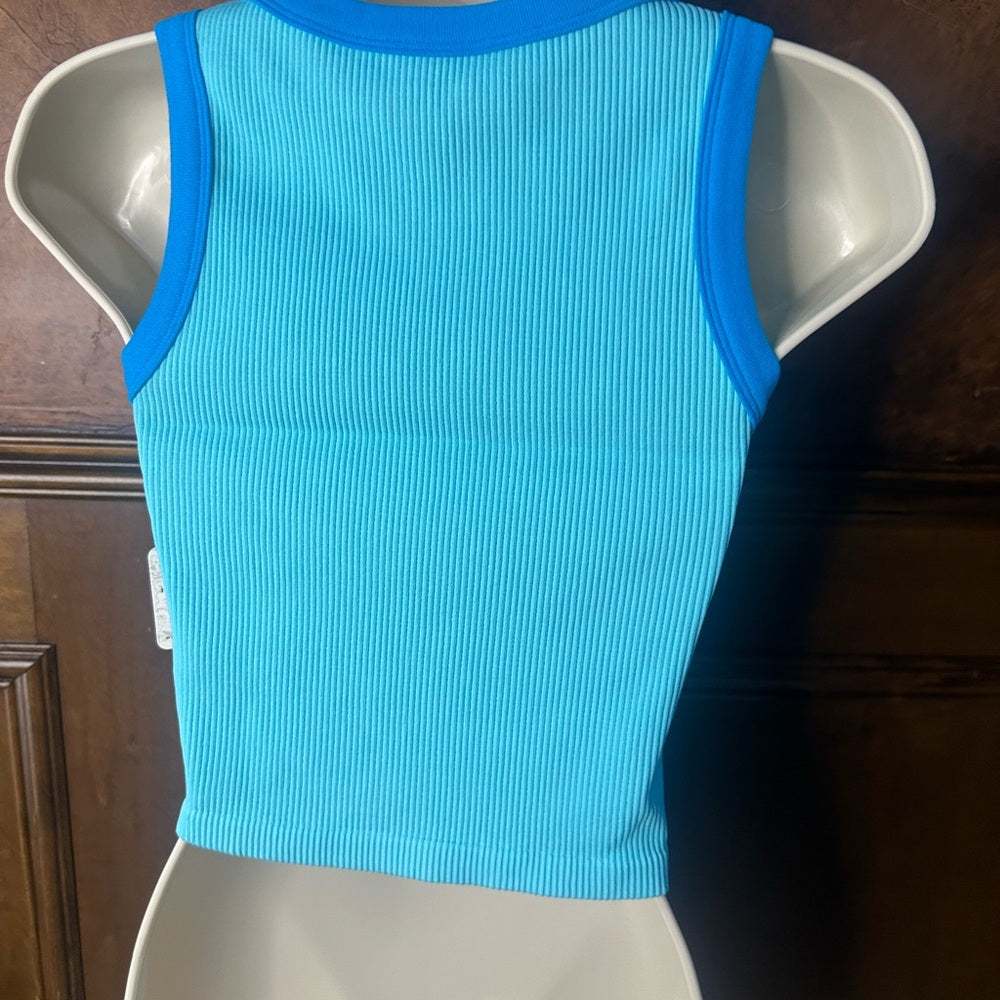 NWT SIZE M/L FP Movement by Free People Turquoise Sleeveless Tank