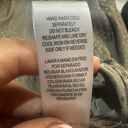 NWT SIZE 1X Democracy Gray Long Sleeve Dress