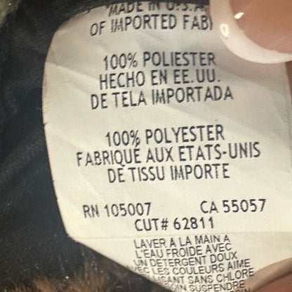 SIZE 2X MARINA Leopard Print Teddy Jacket