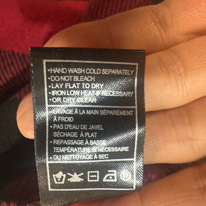 NWT SIZE S WILL FIT A M BB Dakota Checkered Red and Black Utility Jacket