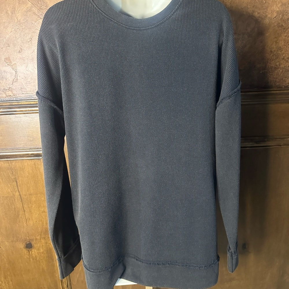 NWT SIZE S-L Mono B Deep Blue Long Sleeve Top