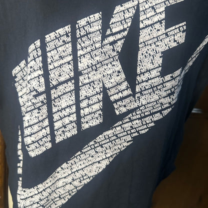 SIZE XS Nike Women's Short Sleeve Black Tee with White Logo