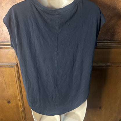 SIZE XS Nike Women's Short Sleeve Black Tee with White Logo