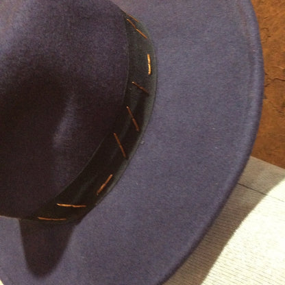 SIZE OS Elegant Navy Women's Western Hat