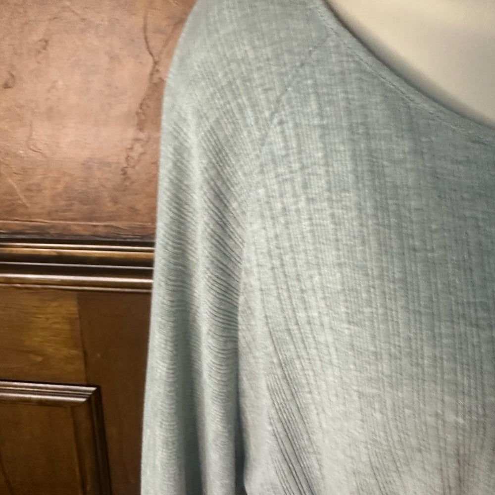 SIZE XS WILL FIT UP TO AN XL Chic Gray Women's Blouse