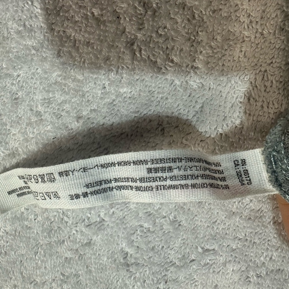 SIZE XS WILL FIT UP TO AN XL Chic Gray Women's Blouse